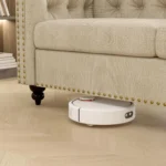 2 seater Chesterfield Style Button back Sofa, Couch Linen Fabric Settee for Living Room Bedroom - Image 4