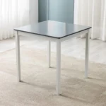 Direct Classic Solid Wooden Dining Table and 2 Chairs Set Kitchen Home - Image 4