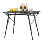 Foldable Camping Table Outdoor Furniture Computer Bed Table Folding Desk for Picnic Garden Travel Hiking