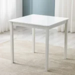 Direct Classic Solid Wooden Dining Table and 2 Chairs Set Kitchen Home - Image 5