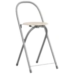 5 Piece Foldable Dining Set MDF Compact Modern Storage - Image 6