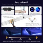 LED Strip Light RGB 5050 Music Sync Color Changing 30LEDS PER M, App Controlled LED Lights - Image 5