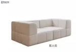 Living Room Compressed Vacuum Sofas Modern Small Apartment Fabric Living Room Sofa - Image 6