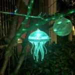 Solar Jellyfish Pool Light Dynamic RGB Color Changing Rechargeable Hanging Light Waterproof Atmosphere Light - Image 2