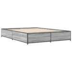 Grey Sonoma King Size Bed Frame 150x200 cm - Mattress Not Included - Image 6