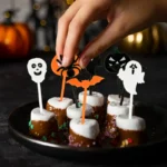 20/50Pcs Halloween Toothpicks DIY Cupcake Topper Pumpkin Ghost Dessert Fruit Picks Sticks - Image 6