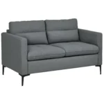 Modern Loveseat Sofa Upholstered 2 Seater Settee for Living Room Bedroom - Image 2