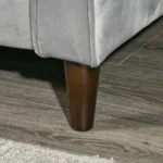 Upholstered Sofa Bed Reversible Sectional Sofa Set Velvet-Touch Sleeper - Image 6