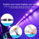 LED Strip Light RGB 5050 Music Sync Color Changing 30LEDS PER M, App Controlled LED Lights - Image 2