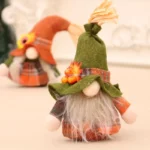 1pc Fall Gnome Autumn Gnome Pumpkin Sunflower Swedish Dwarf Thanksgiving Day - Image 3