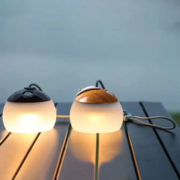 LED Camping Hanging Light Power Bank Hook Camping Light 3 Gears Silicone Camping Lantern for Outdoor