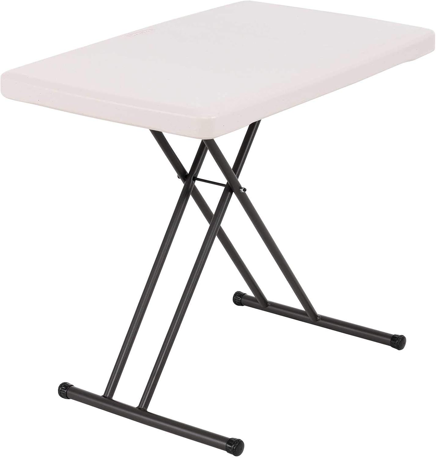 61hyIrD6BUL._AC_SL1500_ 30-Inch Adjustable Height Personal Table, Almond - Image 1