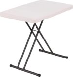 30-Inch Adjustable Height Personal Table, Almond - Image 3