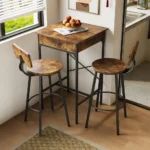 OIRA Bar Table with Charging Station Dining Tables Kitchen Table - Image 2