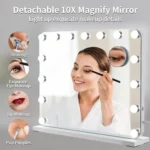 OIRA Hollywood Vanity Mirror with Lights 3 Color Lighting USB Charging Port (58*46cm) - Image 3