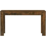 Contemporary 4 Seater Dining Table, Engineered Wood, Smoked Oak Finish, Sturdy & Modern Style for Indoor Use - Image 5