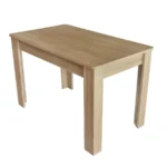 4 Seater Dining room table, MDF Wood Rectangle Modern Dining Coffee Table, for Small Kitchen,oak colored - Image 5