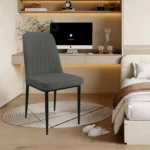 OIRA Dining Chairs 6 Piece Set, Modern Kitchen Side Chairs, Durable Metal Legs, Easy Cleaning for Daily Use - Image 6
