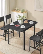 OIRA Folding Dining Table, Drop Leaf Extendable, for Small Spaces, Seats 2-4 People