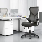 Aptliton Ergonomic Office Chair with Breathable Mesh Back, Thick Padded Seat, Adjustable Height & Tilt Lock, Swivel Computer Des - Image 5
