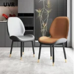 OIRA Scandinavian Restaurant Chairs Home Kitchen Backrest Stool Hotel Upholstered Chairs Modern Simple Cafe Dining Chairs