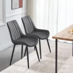 Set of 4 Upholstered Chairs for kitchen Velvet Dining Chairs Dining room Furniture - Image 6