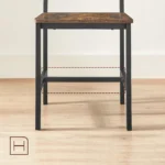 OIRA Dining Chairs, Kitchen Chairs Set of 2, Dining Chairs for Dining Room, Steel Frame, Ergonomic Design - Image 5