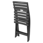 Collapsible Outdoor Folding Garden Chair Outdoor Camping Patio Pool Lounge Seat - Image 4