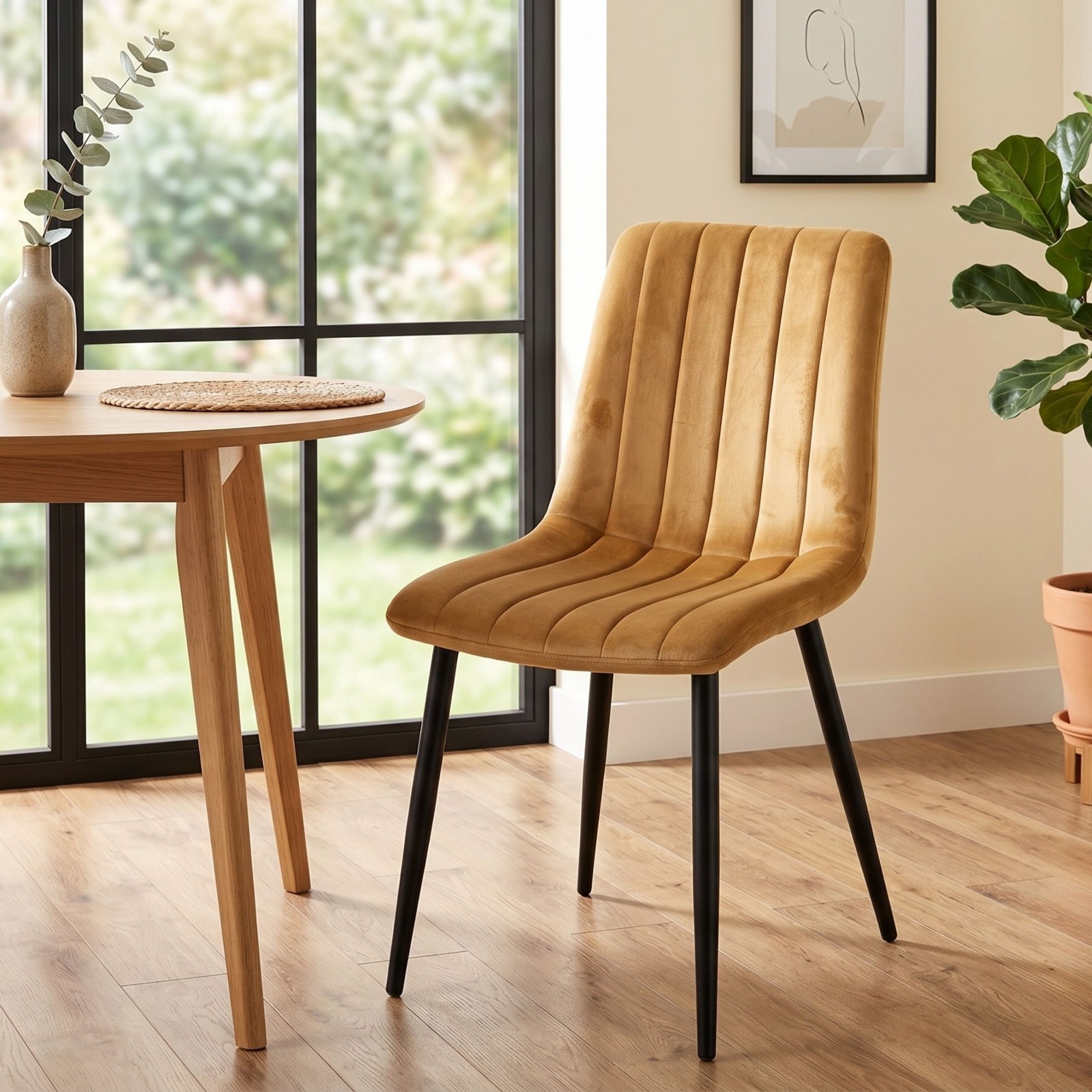 Upholstered dining chair